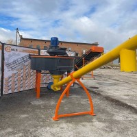 Бетонозмішувач примусовий БП-500 зі шнековим живильником ф138/3000
