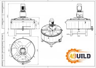 Примусовий бетонозмішувач БП-750 посилений
