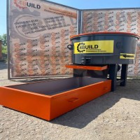 Примусовий бетонозмішувач БП2-150 з фартухом та лотком
