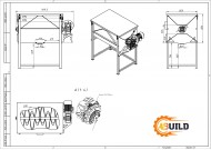 Горизонтальний шнековий змішувач з нержавіючої сталі СГШ-500