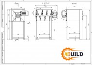 Горизонтальний шнековий змішувач ГШ-50
