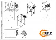 Горизонтальний шнековий змішувач СГШ-100
