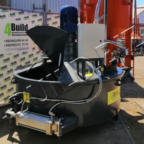 Тарільчасто-павукоподібний бетонозмішувач СБ-500