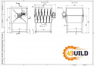 Горизонтальний шнековий змішувач СГШ-200