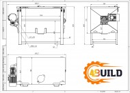 Горизонтальный шнековый смеситель ГСШ-400