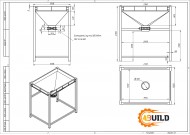 Бункер-питатель на 1 куб. метр