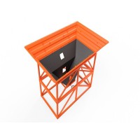 Бункер-живильник для сипучих матеріалів на 22 куб. метри