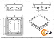 Вібростіл посилений 2000 х 2000 х 690