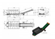 Стрічковий перевантажувач зерновозів з продуктивністю 200 тонн/год