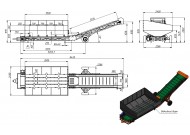 Стрічковий розвантажувач самосвалів 1000