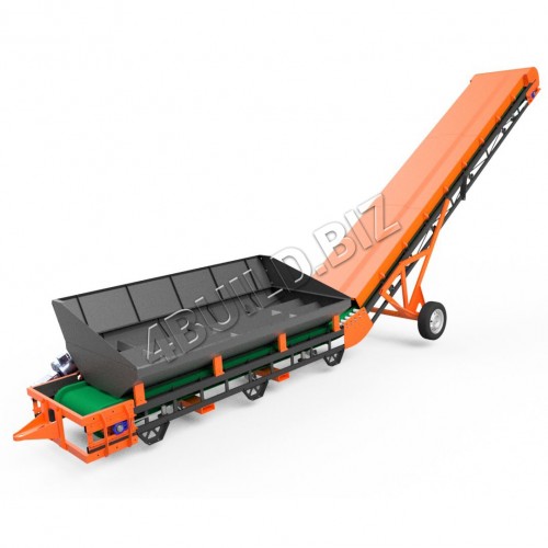 Стрічковий посилений розвантажувач зерновозів 1000 закритий