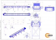 Конвейер ленточный усиленный горизонтальный ЛТ-16-800