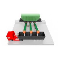 Комплект із 3-х стрічкових розвантажувачів вагонів типу Хоппер