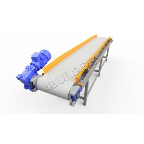 Стрічковий конвеєр з шевронном  ЛТ-3-400 + частотник