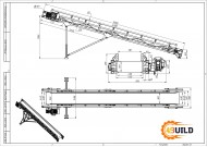 Стрічковий транспортер шевронний ЛТ-5-400