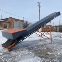 Конвеєр з шевронною стрічкою ЛТ-8-600 з кришками від опадів