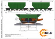Ленточный конвейер с чешуйчатой лентой СК-12 для разгрузки техники вагонного типа