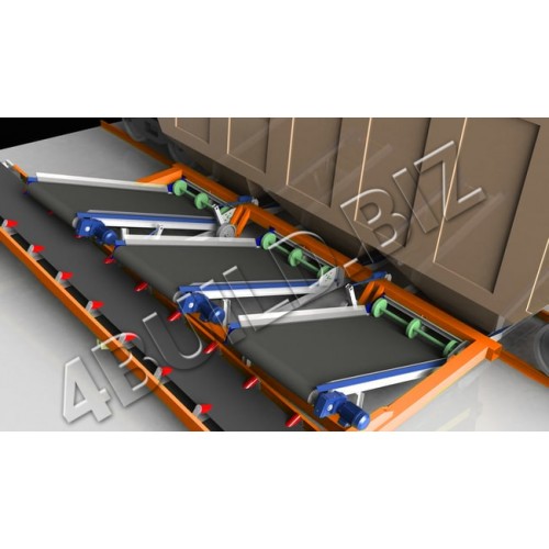 Вузол для розвантажування вагонів типу Хопер