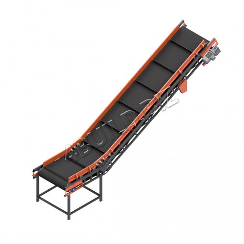 Стрічковий конвеєр навантажувач L-подібний 5х800