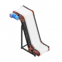 Стрічковий конвеєр з харчовою стрічкою Z-подібний 3x500