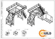 Опорна рама для бетонозмішувача 4,5 м