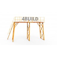 Опорна рама подвоєна для бетонозмішувачів - 4,5 м