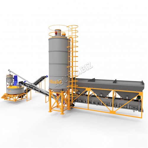 Стаціонарний бетонний завод 4BUILD STANDART