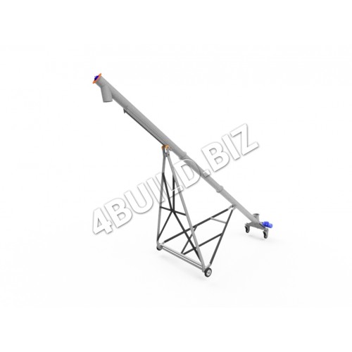 Шнековий живильник з ручною лебідкою ф 219/8000