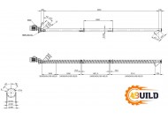 Шнековый питатель ф 219 / 8000
