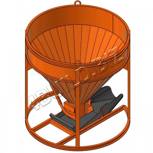 Бункер для бетону 1 куб. м