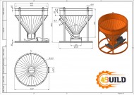 Бункер для бетону 1 куб. м