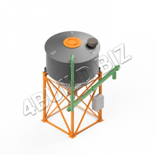 Силос для цементу 5 тон в комплекті зі шнековим живильником