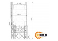 Розбірний силос для цементу СПМ-345