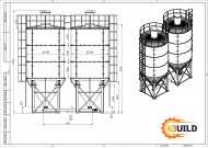 Розбірний силос для цементу СЦМ-75