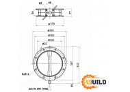 Затвір дисковий "SCUTTI" VFA300-LT з ручним приводом CML-22