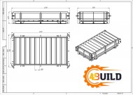 Металоформа для бордюр БР 100.30.18 