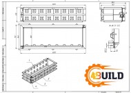 Металоформа Лего-блок 1 800 х 400 х 600