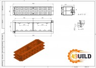 Металоформа Лего-блок 1 600 х 400 х 400