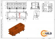 Металоформа Лего-блок 1 800 х 600 х 600