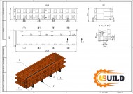 Металлоформа Лего-блок 2 400 х 400 х 600