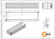 Металлоформа Лего-блок 2 400 х 400 х 600