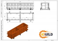 Металоформа Лего-блок 2 400 х 600 х 600