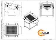 Вібросито посилене 1000 х 800 х 1200