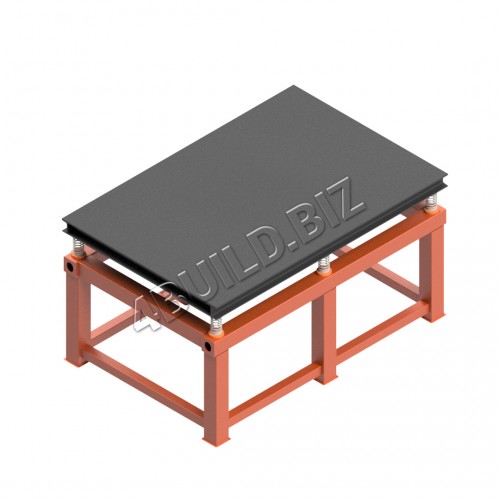 Вибростол усиленный 1800 х 1200 х 900