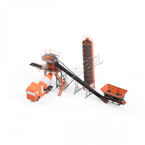 Бетонний завод 4BUILD Ind-54 з подвійним вивантаженням бетону