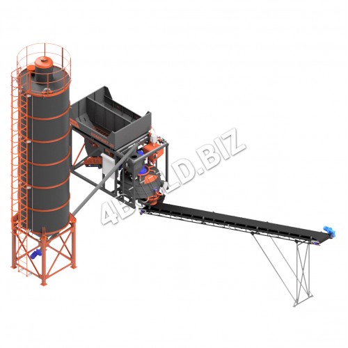 Приоб'єктний завод 4BUILD COMPACT-20 для автобетоновозу